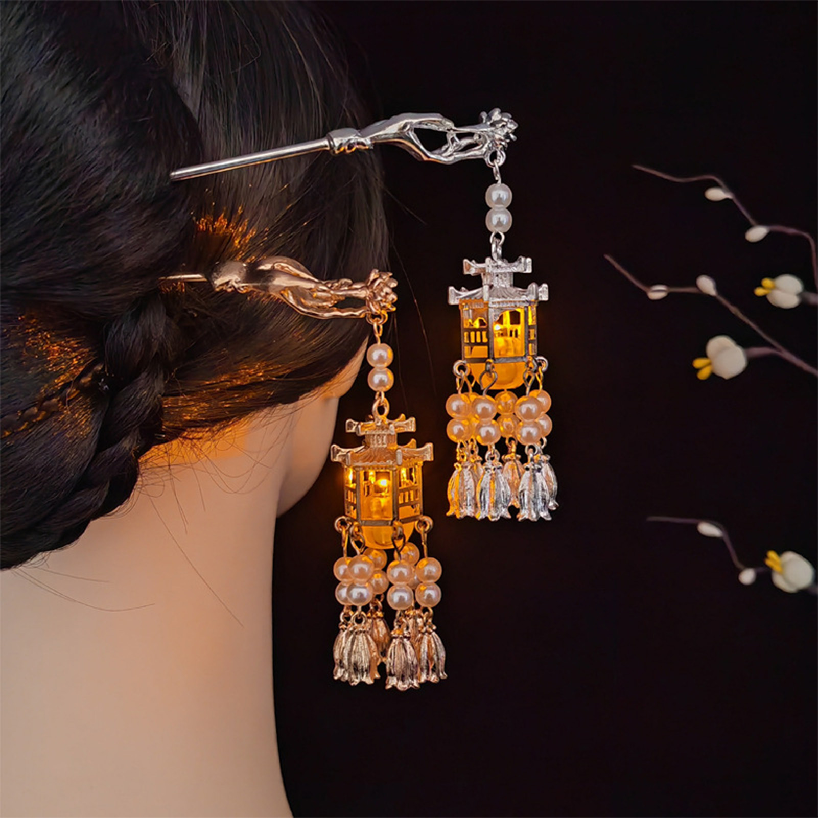 Lighting Decoration Ideas - Retro Chinese Style Hair Sticks Forks