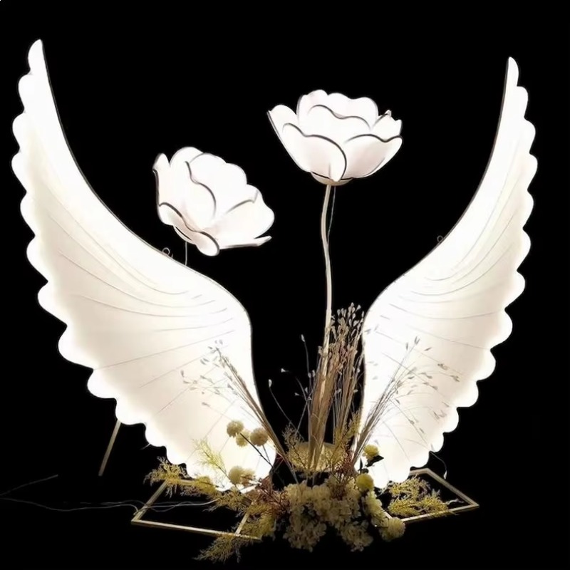 Glowing Angel Wings Light Prop - đánh giá và giá Lighting Decoration Ideas