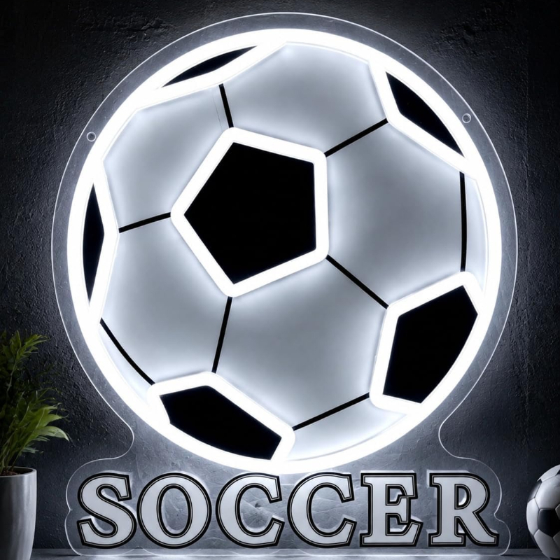 Soccer Neon Sign LED Neon Ligh - đánh giá và giá Lighting Christmas Decor