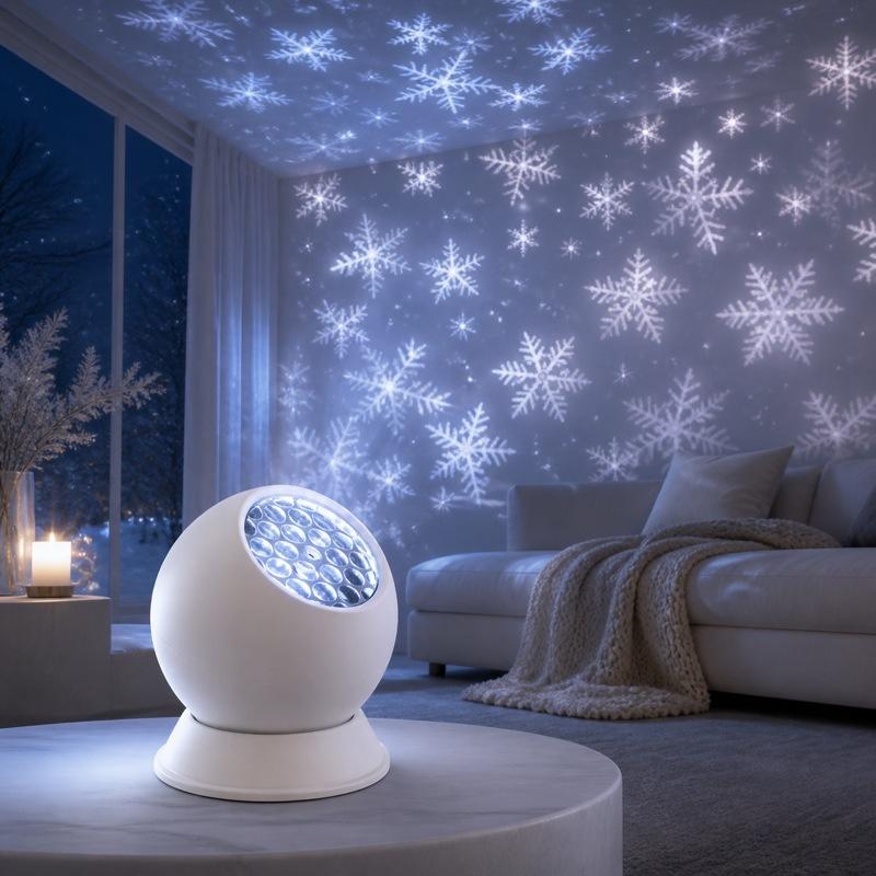 Christmas LED Snowflake Projec - đánh giá và giá Lighting Christmas Decor