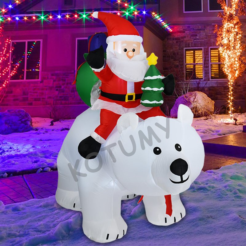 Movable Bear Santa Christmas I - đánh giá và giá Up Lighting Decor