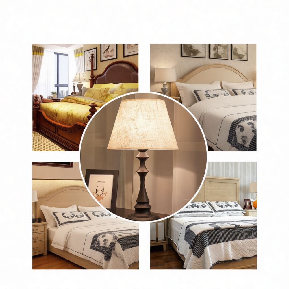 Decorative Table Lamp American - đánh giá và giá Lighting Decor Bedroom